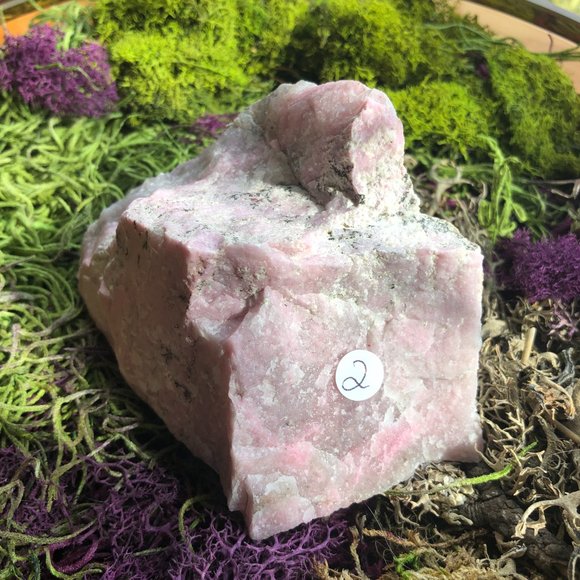 Rare, Unicorn Stone, raw natural unicorn stone chunk, lepidolite, smoky quartz - Picture 10 of 13